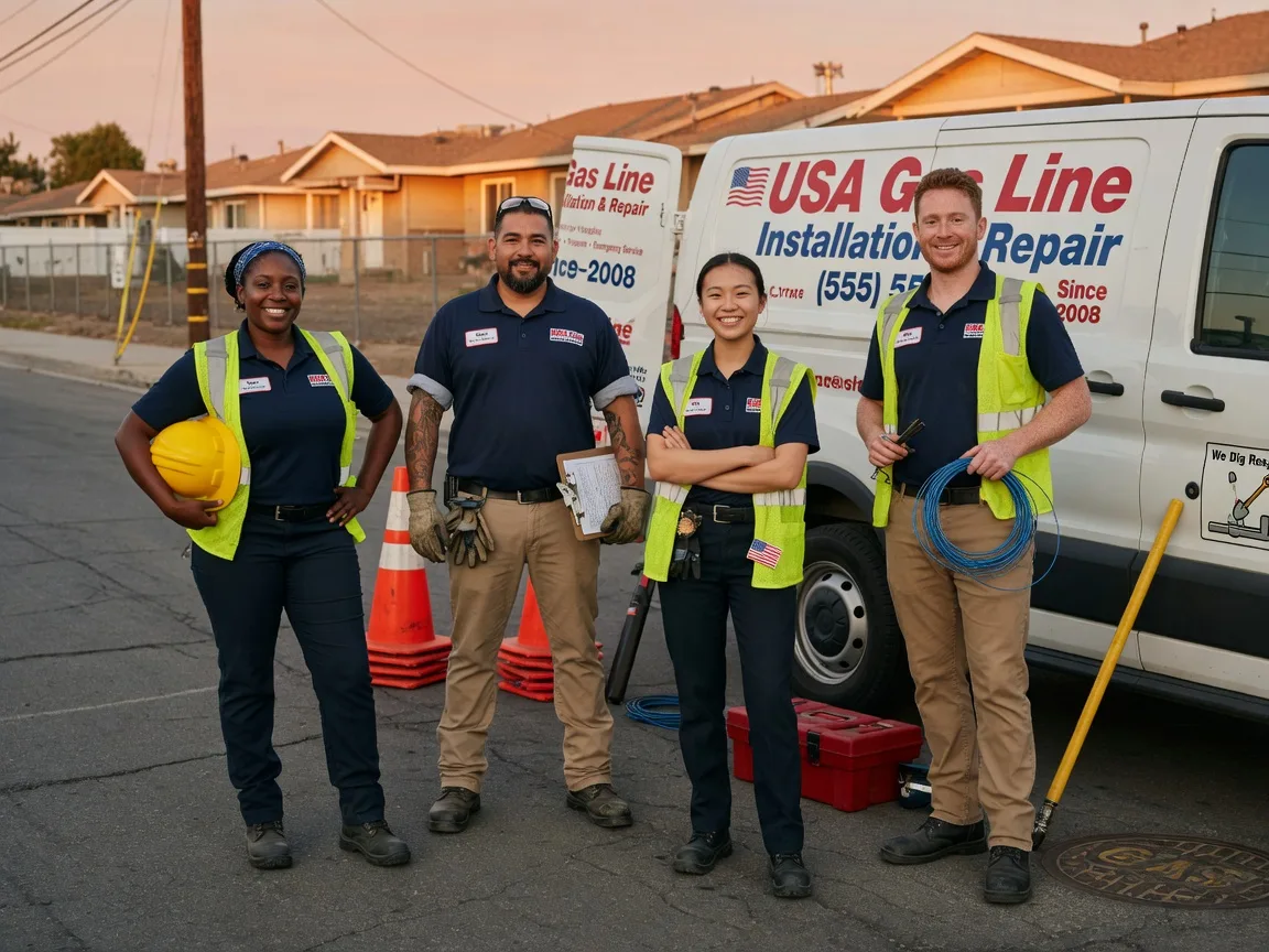Gas Line Installation company in Oakville, IN